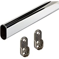 Gedotec Barra de Suspensión para la Ropa | Tubo Organizador de Acero Inoxidable | Perchero para Secar y Colgar Ganchos…